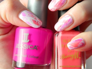 This picture really shows how bright these polishes are side by side